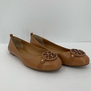 Tory Burch mini Miller ballet flat Royal Tan 11